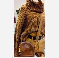 Golf beżowy nude rozmiar uniwersalny s/m/l