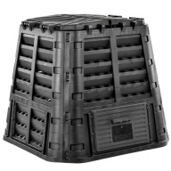 KOMPOSTOWNIK OGRODOWY DUŻY PLASTIKOWY 480L KOMPOST NA ODPADY BIO SEGREGACJA