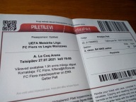 Bilet Flora Tallin - Legia Warszawa 27.07.2021