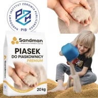 PIASEK DO PIASKOWNICY 20KG PIASKOWNICA DZIECI DUŻA SUCHY CZYSTY DELIKATNY