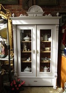 EKLEKTYCZNA WITRYNA BIBIOTEKA SERWANTKA DO SALONU