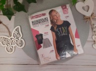 Youngstyle świetne bluzeczki długi rękaw i krótki rękaw 146cm 11lat 2szt