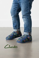 Clarks kapcie w dinozaury na rzep rozm. 27