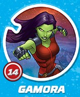Shieldz Marvel Circle K Żetony nr 14 Nowe Gamora