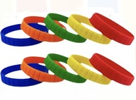 Wysyłka 24 h Bransoletka Silikonowa Klocki Lego Prezent