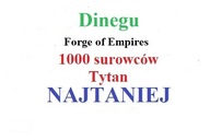 Forge of Empires 1000 surowców Tytan Dinegu