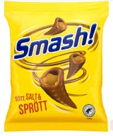 olw SMASH! Słone rożki w czekoladzie 100g SZWEDZKIE