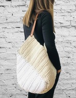 MAMAJASTUDIO Torebka damska,na ramię ,koniakowy pasek.