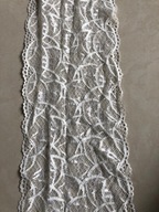 Koronka francuska elastyczna ekrii 2,2m