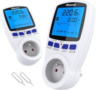 2x WATOMIERZ MIERNIK LICZNIK ZUŻYCIA ENERGII PRĄDU 3680W