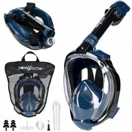 MASKA DO SNORKELINGU NURKOWANIA PEŁNOTWARZOWA DO WODY NIE PARUJE PRO L/XL