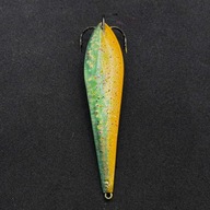 HyRyczki - błystka - stare złoto i zielony - 60 mm