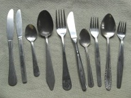 SZTUĆCE stal NIERDZEWNA 10 sztuk na DZIAŁKĘ lub dla Gości z UKRAINY ___ #-2