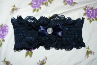 podwiązka z kokardką