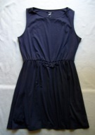 SUKIENKA DAMSKA Z PODSZEWKĄ DZIANINA NAVY L ESMARA