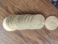 Moneta kolekcjonerska Austria 20 Franków 8 Floren Franz Joseph 1892 replika