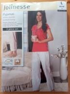Piżama damska Jolinesse 2-częściowa, koszulka + spodnie, roz. L 44/46