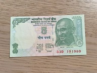 Indie - 5 rupii - UNC