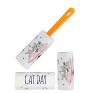 Rolka do czyszczenia ubrań z sierści i 3 zapasy zestaw po 30 listków wkłady