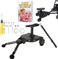 Dostawka Do Wózka z Siedziskiem Uniwersalna Czarna 25 kg Dziecka + GRATIS