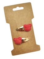 Spineczki spinki do włosów boho dla niemowląt niemowlaka mini pyk miś misie