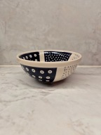 MISKA GŁADKA ŚREDNICA 18 CM CERAMIKA BOLESŁAWIEC GZ62 UNIKAT