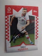 Karta topps autograf Polska Tomasz Kędziora PZPN