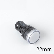 LED Lampka Sygnalizacyjna Biała 230V ACDC 22mm