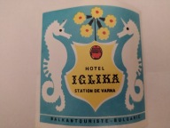 Etykiety, naklejki pamiątkowe hoteli, linii lotniczych - Polska i Świat