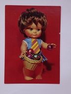 Lalka z bombkami - pocztówka