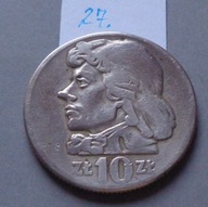 10 złotych z 1960 roku , TADEUSZ KOŚCIUSZKO