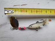 Błystka obrotowa blacha z Gumą Ripper 8,5cm 5 g