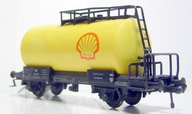 Fleischmann - wagon cysterna 2-osiowa - Shell - znak muszli