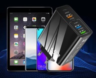 Ładowarka Sieciowa 65W USB-C PD + QC 3.0 Szybkie Ładowanie GaN Uniwersalna