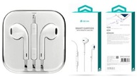 Słuchawki Przewodowe Douszne Pilot Mikrofon Devia Smart Earpods NOWE