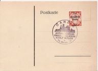 GDAŃSK DANZIG -postkarte -znaczek stempel okolicznościowy 1939 rok