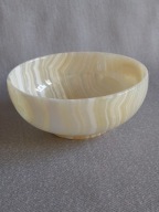 ŁADNA MISECZKA Z ONYKSU ŁADNY KOLOR I ROZŁOŻENIE ŻYŁ