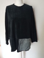 Boykott damska bluza czarna welur r S
