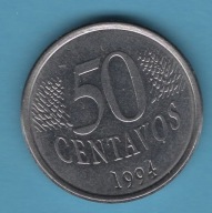 (1BZ62) Brazylia 50 centavo, 1994