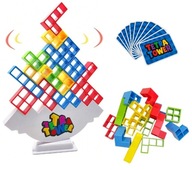 Tetra Tower Gra Imprezowa Balansująca Wieża Klocki Konstrukcyjne Karty B027