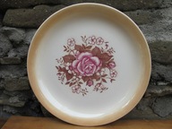 Piękny Stary Sygnowany Talerz/Patera na Ciasto_VINTAGE PRL