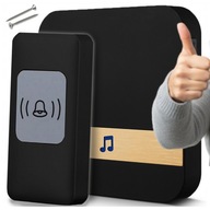 DZWONEK DO DRZWI BEZPRZEWODOWY IP44 WODOODPORNY +SZYBKI I ŁATWY MONTAŻ 300M