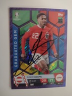 Karta topps match attax autograf Austria Euro 2024 Adamu Graduated Gem