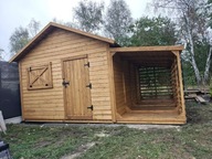 Domek narzędziowy drewniany 4x3, domek letniskowy,