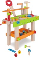 Warsztat dla Dzieci Eichhorn Drewniany 49 Akcesoriów 42x39cm