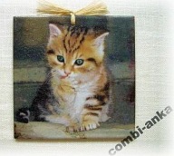 Robótkownia Kafelek obrazek 15x15 Koty Kot Kotek Psotek