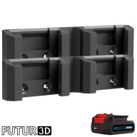 Uchwyt podwójny na akumulator Erbauer 12V EXT DualVolt z blokadą