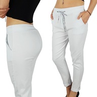 WŁ spodnie damskie rurki 7/8 rozmiar 44