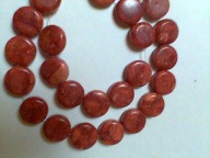 H5- KORAL CZERWONY - moneta - 20mm - 8 sztuk