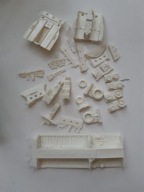 Żywica S-3 Viking koła+wnęka podwozia 1/48